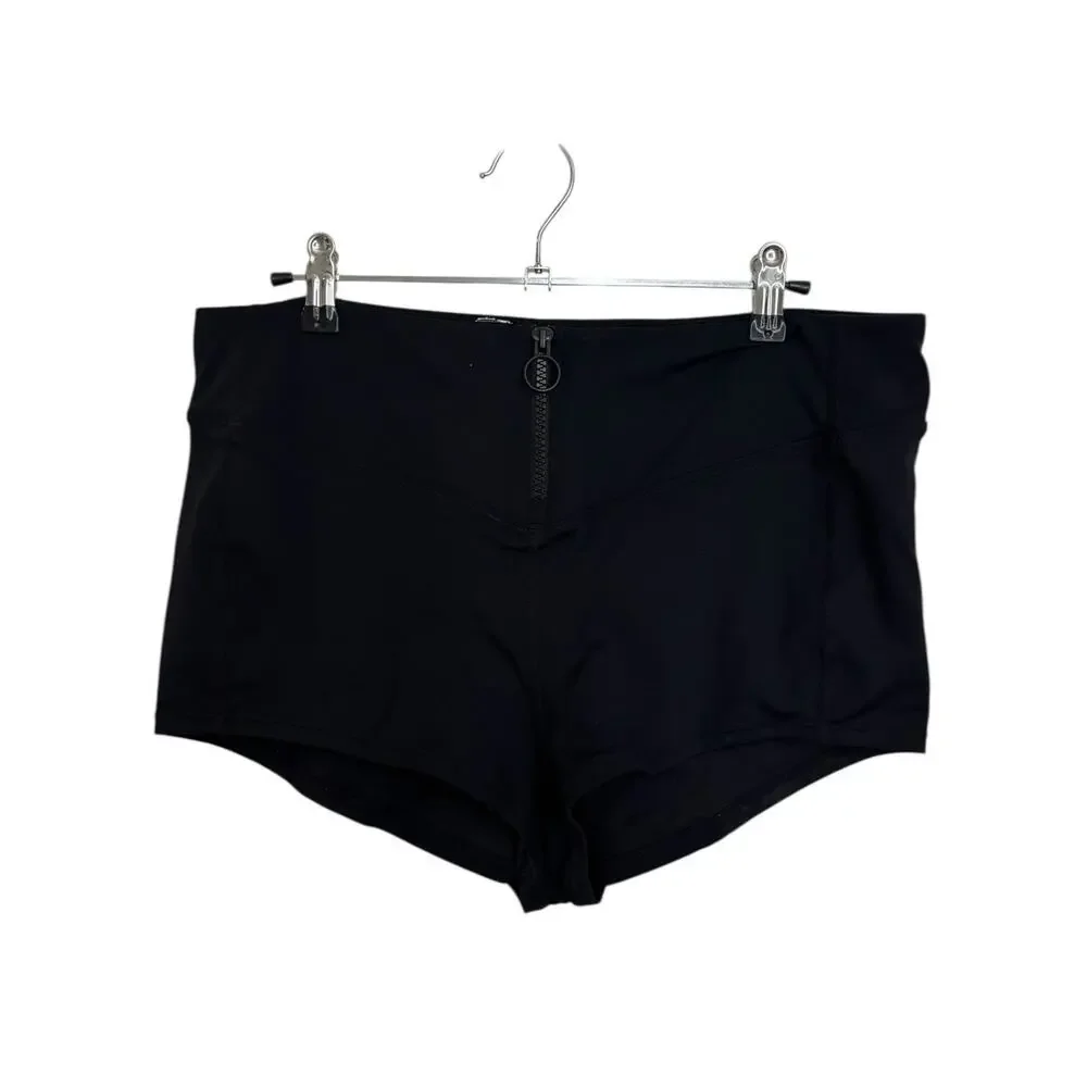 Athleta Offshore Paddle Short Womens Large Black High Rise Quick Drying